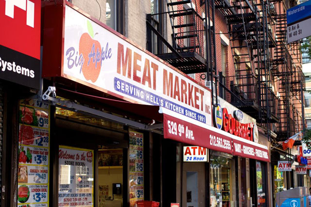The Big Apple Meat Market's current store
