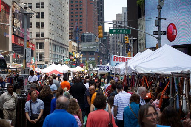 The markets up Broadway