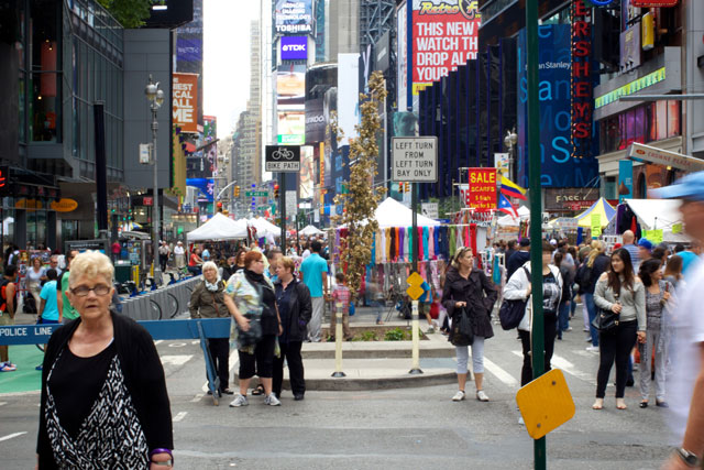 The street fair on Broadway