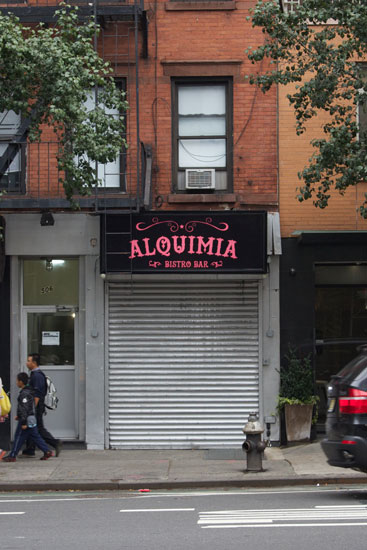 The exterior of the incoming Alquimia