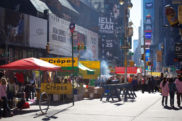 The street fair on Broadway