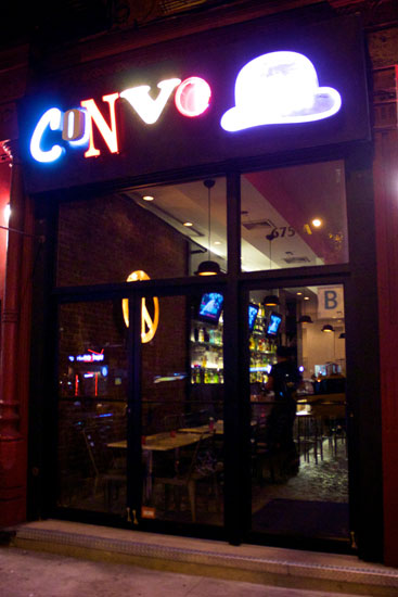 The exterior of Convo Bar