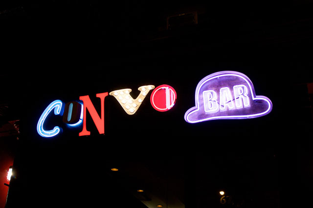 The signage for Convo Bar