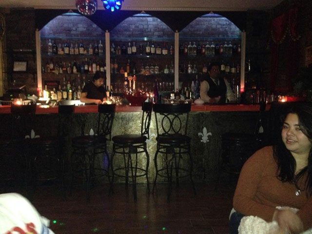 The bar at Alquimia