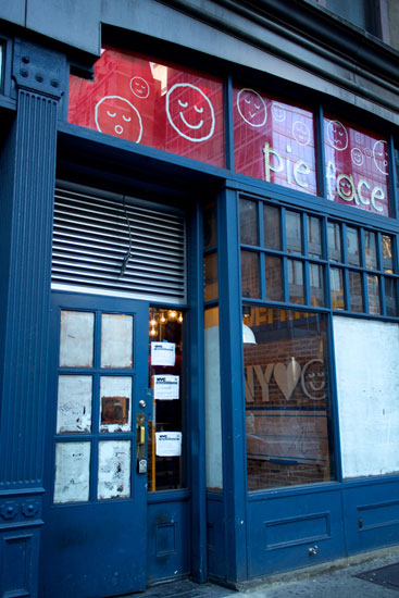 The exterior of the incoming Pie Face