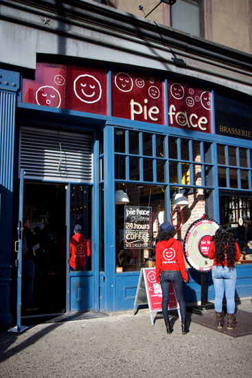 The exterior of the new Pie Face