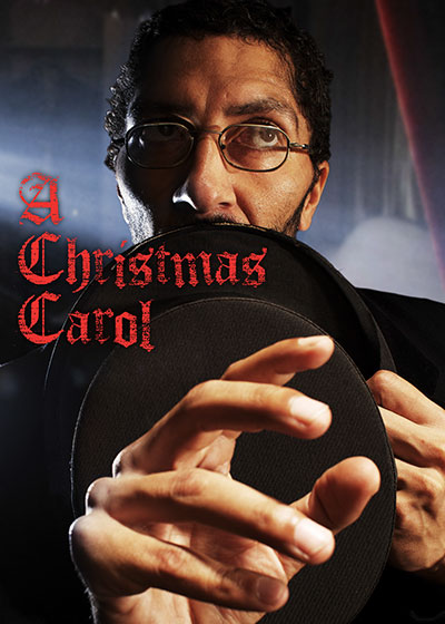 An official promotional poster for the performance of A Christmas Carol