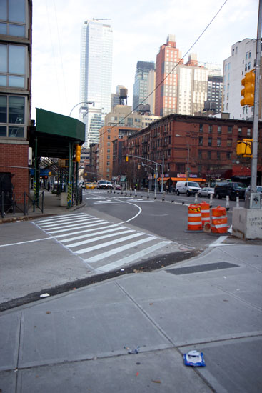 The new crossing at W 36th St & 9th Ave