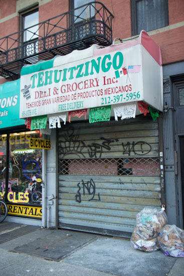 The exterior of Tehuitzingo on 10th Ave before renovations