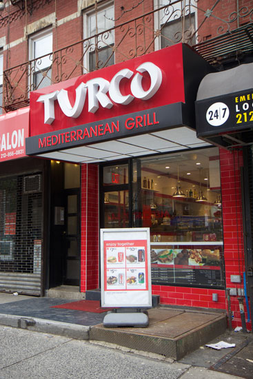 The exterior of the new Turco store