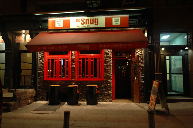 The exterior of The Snug before closing