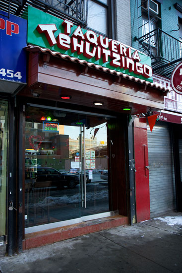 The exterior of Tehuitzingo's 9th Ave location