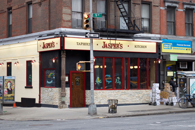 The exterior of Jasper's Taphouse