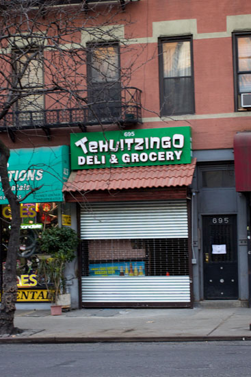The exterior of Tehuitzingo on 10th Ave