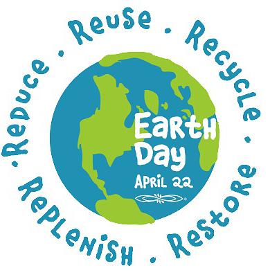 An Earth Day graphic