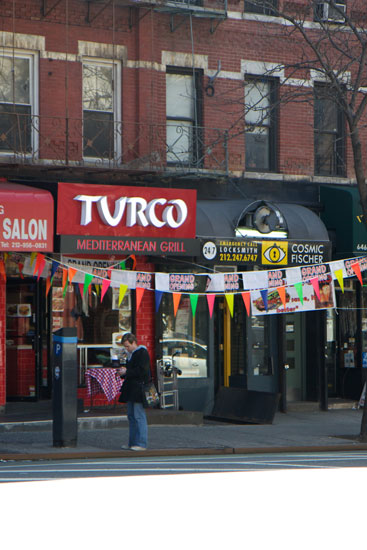 Grand opening decorations at Turco