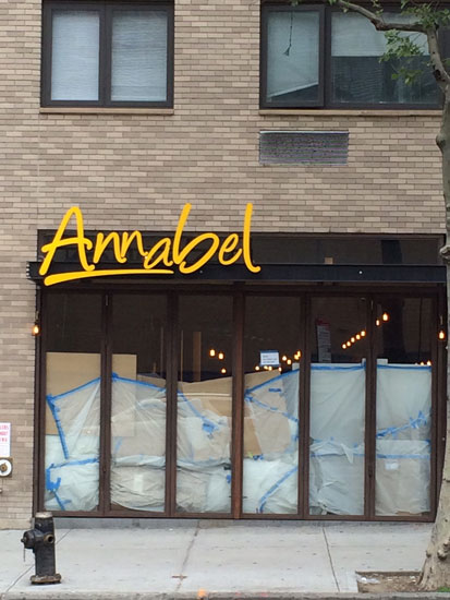 The exterior of the incoming Annabel