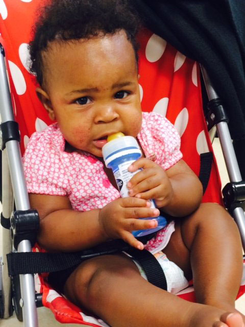 The child found at the Columbus Circle subway station