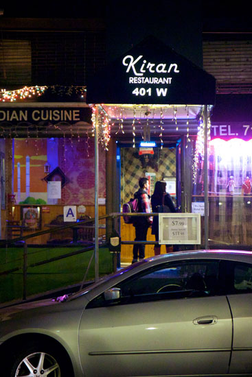 People inside the former Kiran restaurant