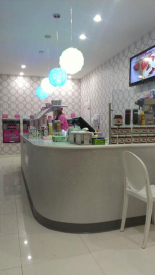 The interior of Wonder Berry while still open